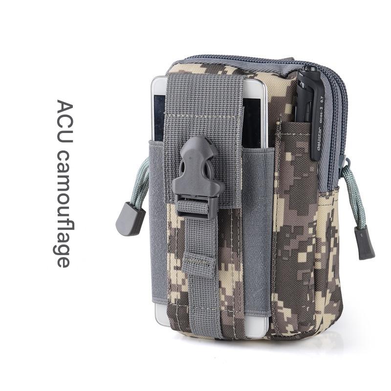 acu camouflage oxford tactical leg bag,men,front