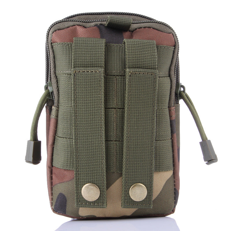 jungle camouflage oxford tactical leg bag,men,front 