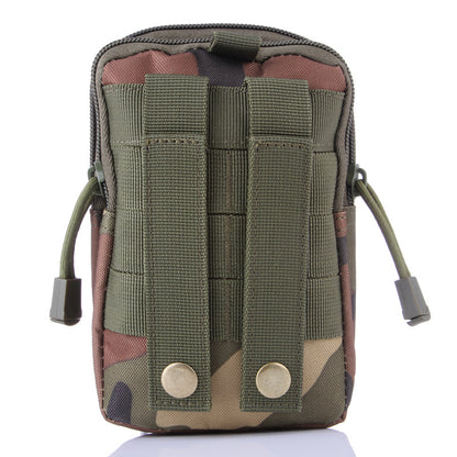jungle camouflage oxford tactical leg bag,men,front 