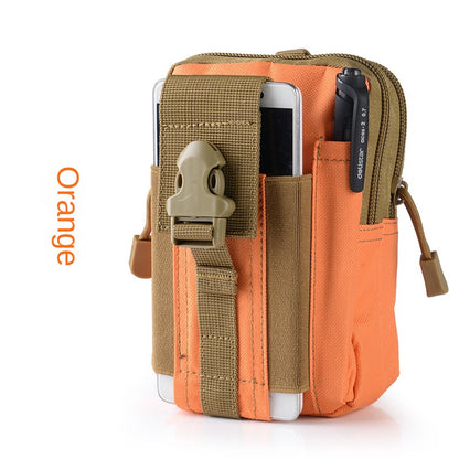 orange oxford tactical leg bag,men,front