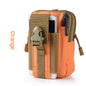 orange oxford tactical leg bag,men,front