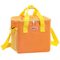 orange ice pack thermal lunch bag,double sided,front
