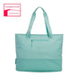 green thick oxford insulated lunch tote bag,custom,front