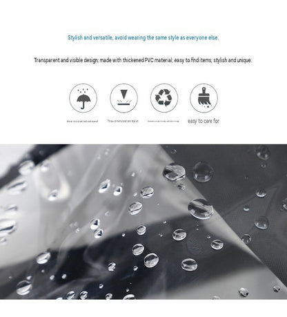 thickened pvc backpack material showing water resistant surface with water droplets