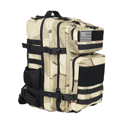 three sand color tactical backpack military style backpack