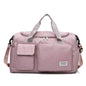 cherry blossom powder oxford training travel bag,women,front