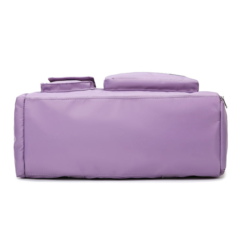 purple oxford training travel bag,women,bottom