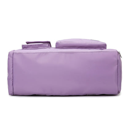 purple oxford training travel bag,women,bottom