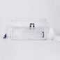 solid color pvc transparent waist bag,women,front