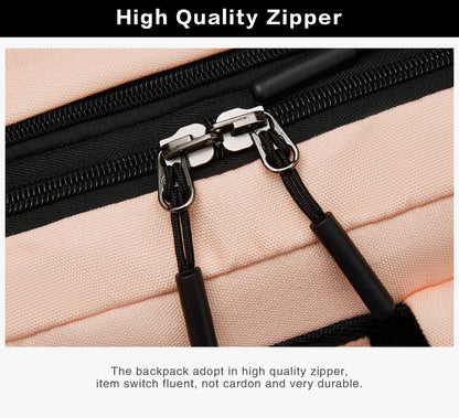 travel backpack with high-quality-zipper