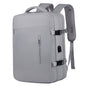 gray lightweight travel backpack,custom,front