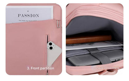 pink lightweight travel backpack,custom,inner