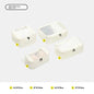 white polyester travel compression organizer,4 pieces set,front 
