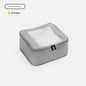 light gray no 3 polyester travel compression organizer,front 