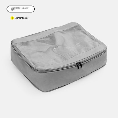 light gray no1 polyester travel compression organizer,front 