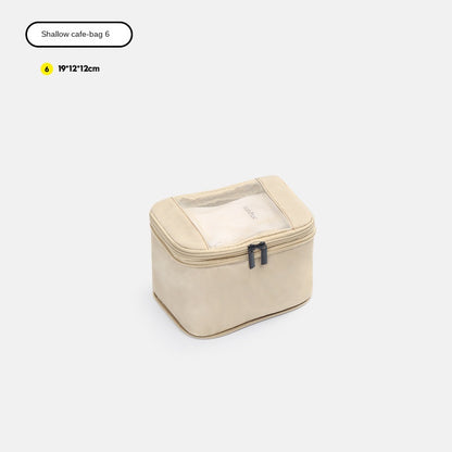 khaki no 6 polyester travel compression organizer,front