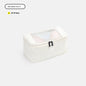 white no 5 polyester travel compression organizer,front