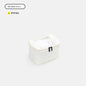 white no 6 polyester travel compression organizer,front
