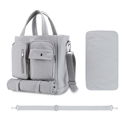 Travel diaper bag with portable changing pad for wholesale baby products