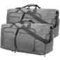 ant gray lining nylon foldabletravel duffel bag,custom,front
