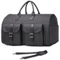 dark gray canvas travel garment bag,custom,front