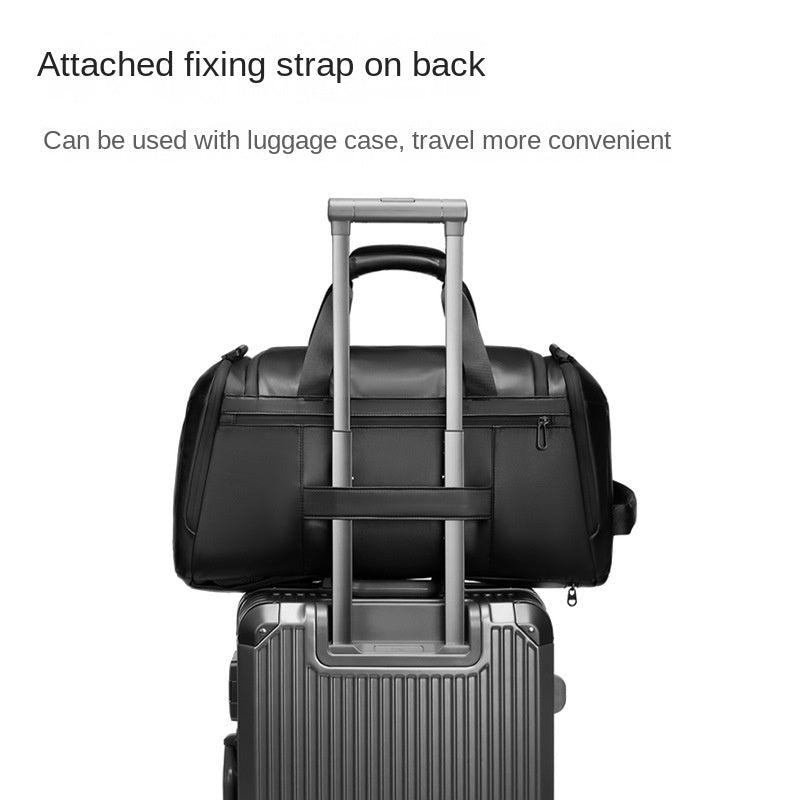 black travel luggage bag,men,back