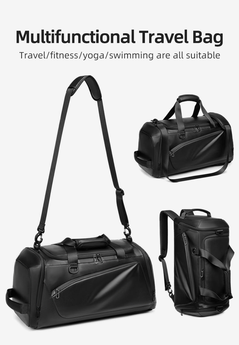 black travel luggage bag,men,front 03