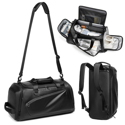 black travel luggage bag,men,front