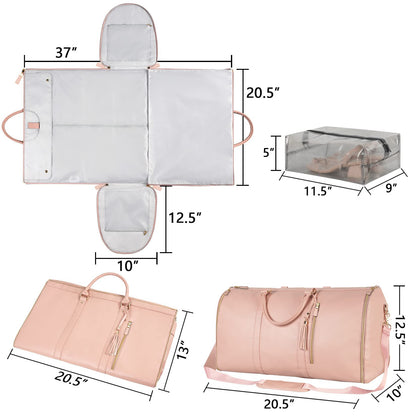 pink pu travel luggage bag,women,dimensions
