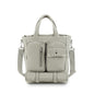 khaki nylon travel mummy bag,women,front
