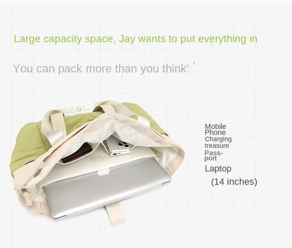 travel tote bag interior with 14 inch laptop section and double organizer pockets