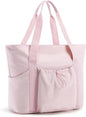 pink waterproof women travel tote bag,custom,front