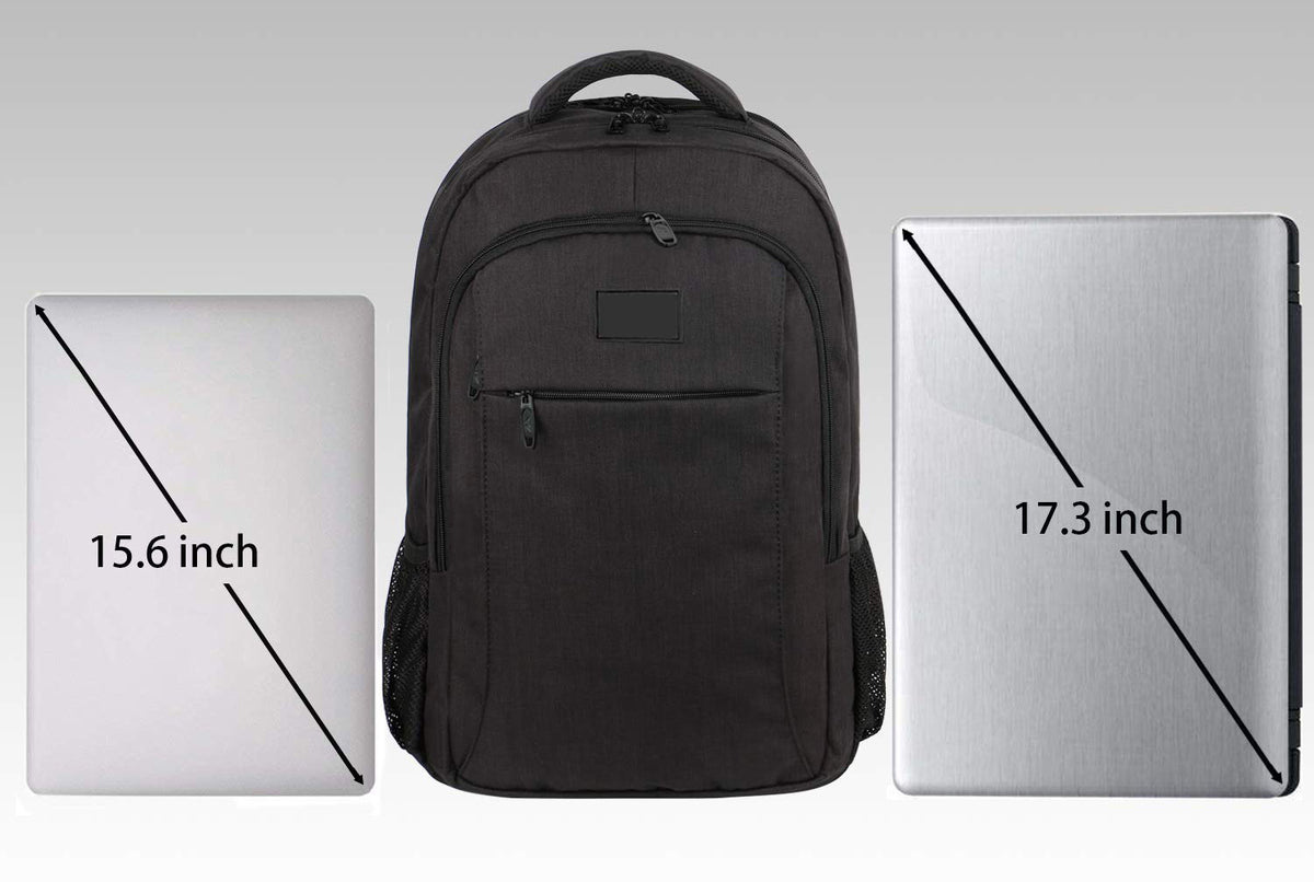 two size laptop backpack options designed for common 15.6 inch and 17.3 inch laptops