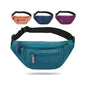 green 600d polyester unisex waist bag,custom,front