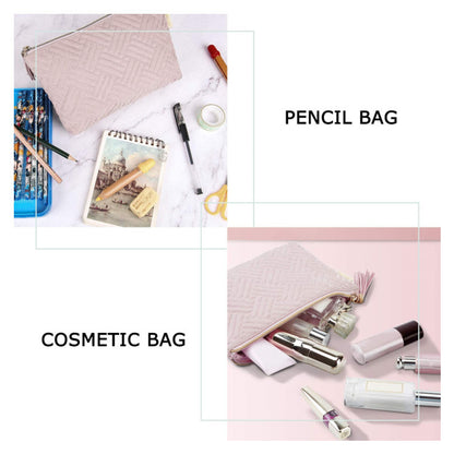 velvet cosmetic bag for makeup and beauty essentials storage