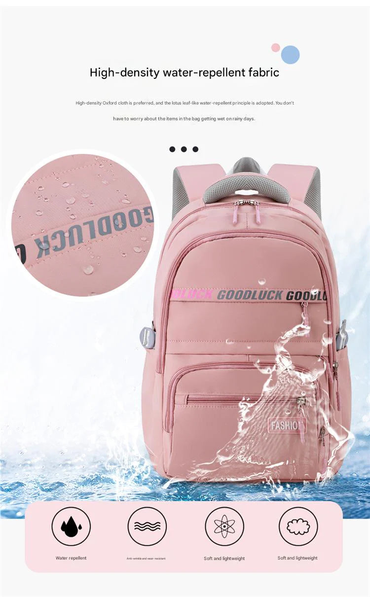 water resistant school backpack made with durable oxford fabric