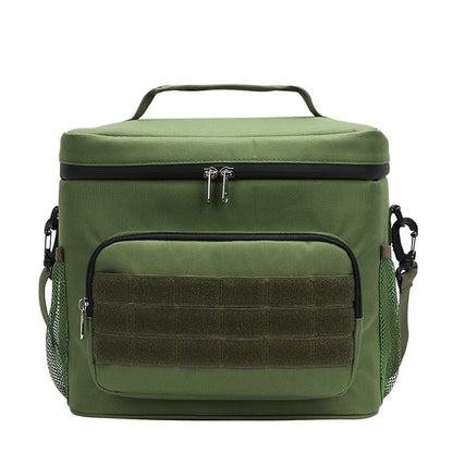 army green oxford waterproof insulated cooler bag,custom,front