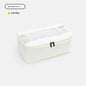white no 4 travel storage bag measuring 34 x 12 x 19 cm for suitcase organization