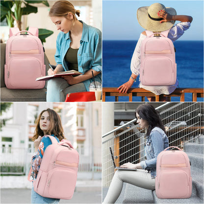 women travel laptop backpack for business commute and daily office use