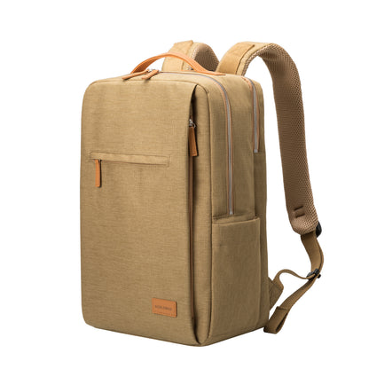 yellow casual business laptop backpack for women daily commute