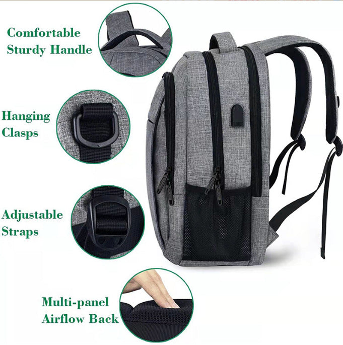 Custom Wholesale New Arrival Multifunctional Business USB Charging Backpack Computer Bag Backpack Travel & Outdoor Men and Women