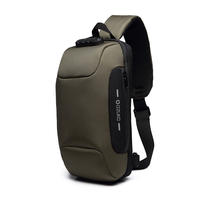 Wholesale Customizable High Quality New Men's Chest Bag Sports Messenger Bag Boys Outdoor Tactical Waterproof Men's Bag Shoulder Bag