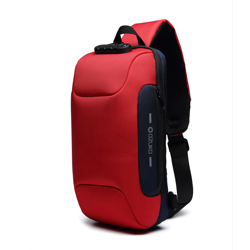 Wholesale Customizable High Quality New Men's Chest Bag Sports Messenger Bag Boys Outdoor Tactical Waterproof Men's Bag Shoulder Bag