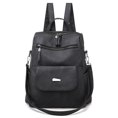 Customizable Korean Women's Backpack - PU Leather Ladies Backpack
