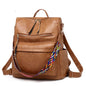 Customizable  Retro  Pu Leather Women's Backpack Backpacks For Teen Girls