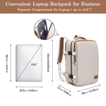 15.6 inch laptop backpack with separate laptop compartment