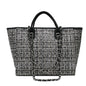Customizable Large Tweed Chains Women Bags Handbags Big Tote Bag Big Handbag