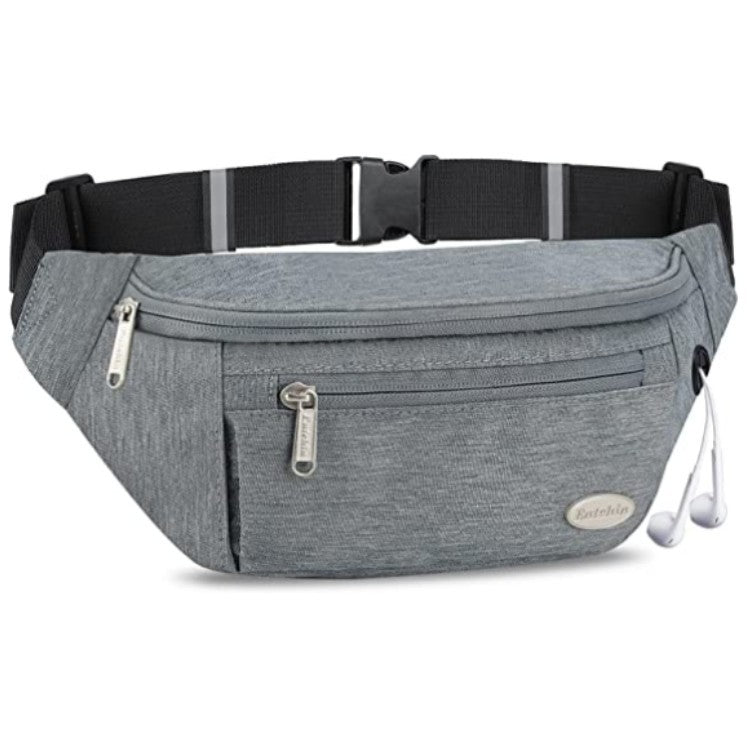 Customized New Product Fashion Waist Bag with 4 Zipper Pockets Premium Fashion Waist Bag Crossbody Bag Running Cycling Self-Propelled