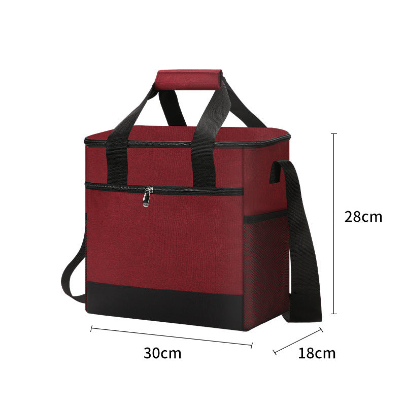 Customizable New Large Capacity Hand Carry Heat Preservation Bag Oxford Cloth Thick Insulation Bag Outdoor Waterproof Picnic Ice Pack