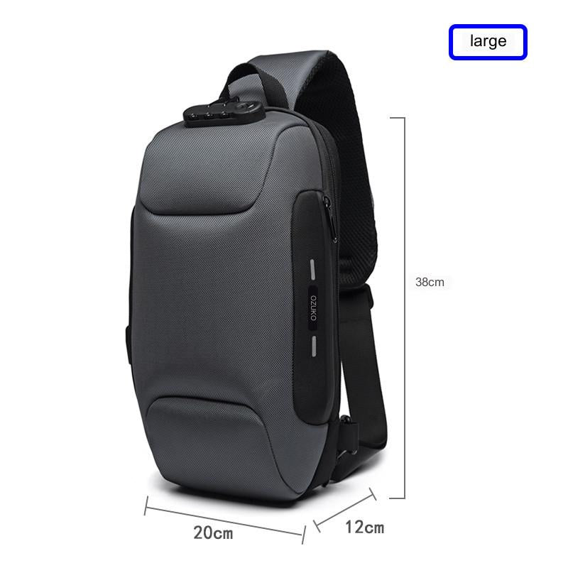 Wholesale Customizable High Quality New Men's Chest Bag Sports Messenger Bag Boys Outdoor Tactical Waterproof Men's Bag Shoulder Bag